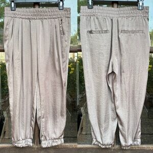🌟HOST PICK🌟Shimmer Taupe Crop Pants